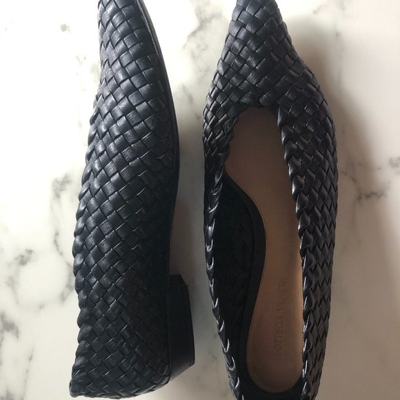 Bottega Veneta Shoes - Bottega Veneta Woven Ballet Flats